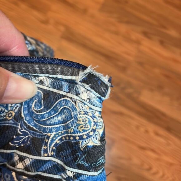 Very Bradley Shoulder Tote Bag, Blue - Picture 3 of 8